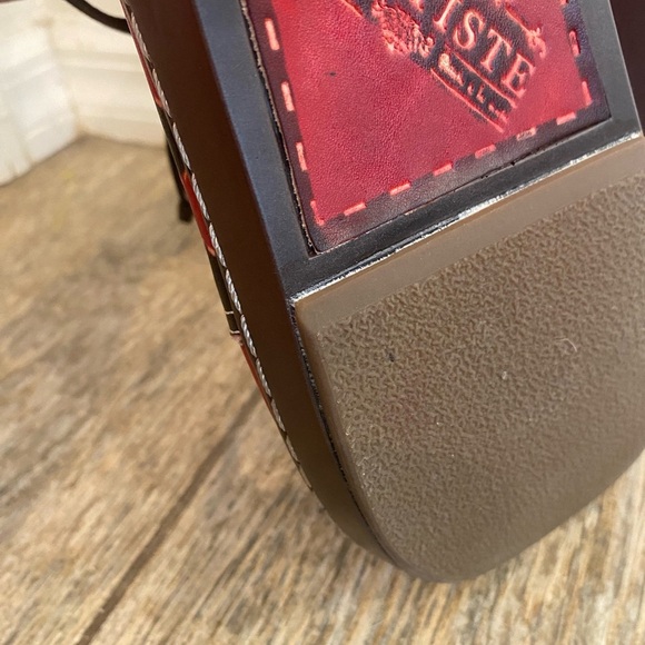 L’Artiste Spring Step Red Cookie Bootie Shoes - Picture 7 of 9